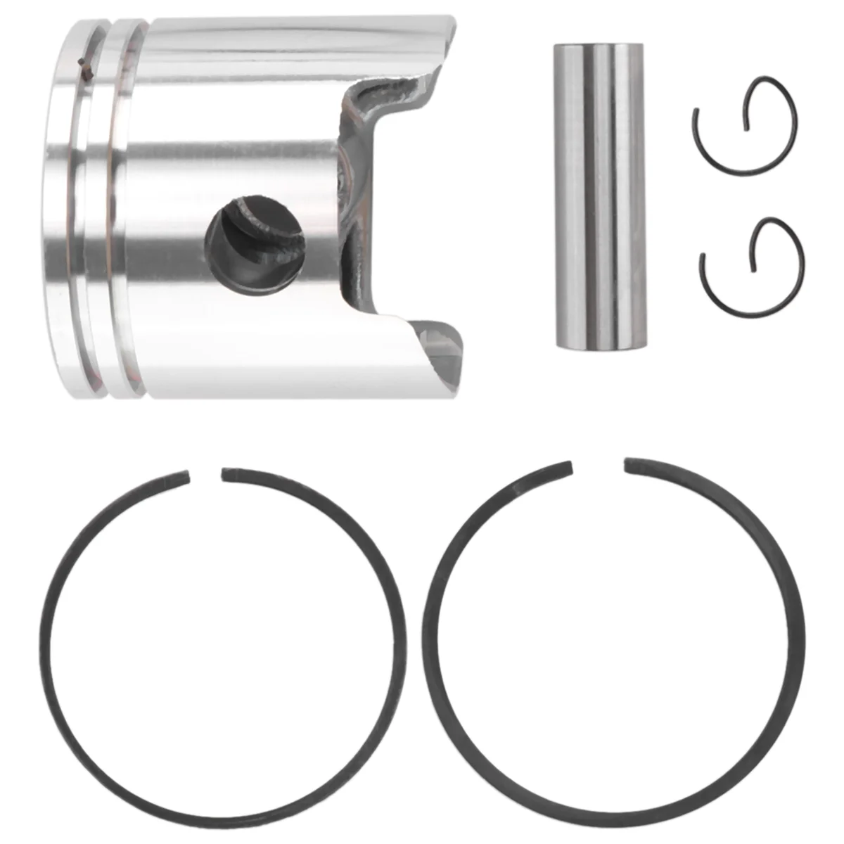 Piston Set STD for Yamaha 2T 9.9HP 15HP Outboard Motor, 683/682/6E7/6E8/63V Parsun Hidea Seapro HDX 6E7-11631-00-97