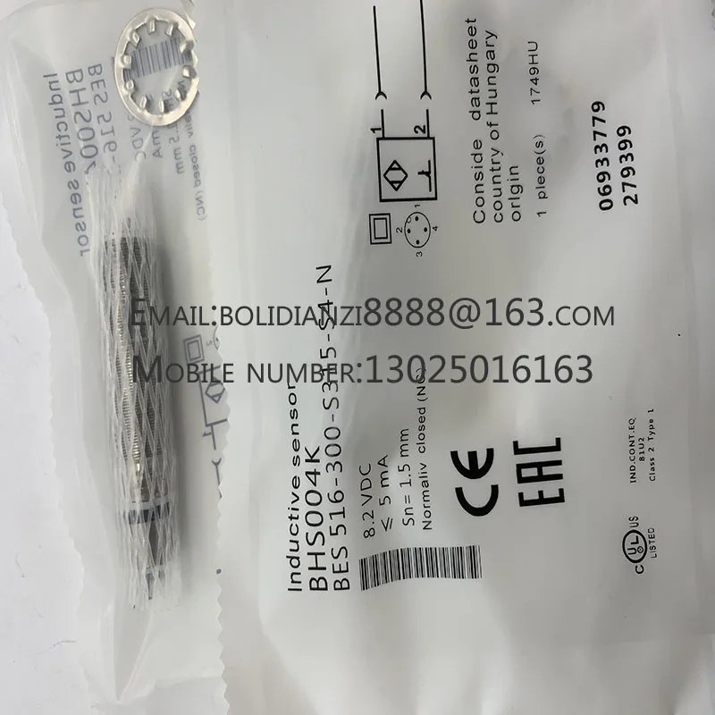 

Brand new and original BHS003L BES 5 16-30 0-S2 95/1.22 5"-S4 sensor