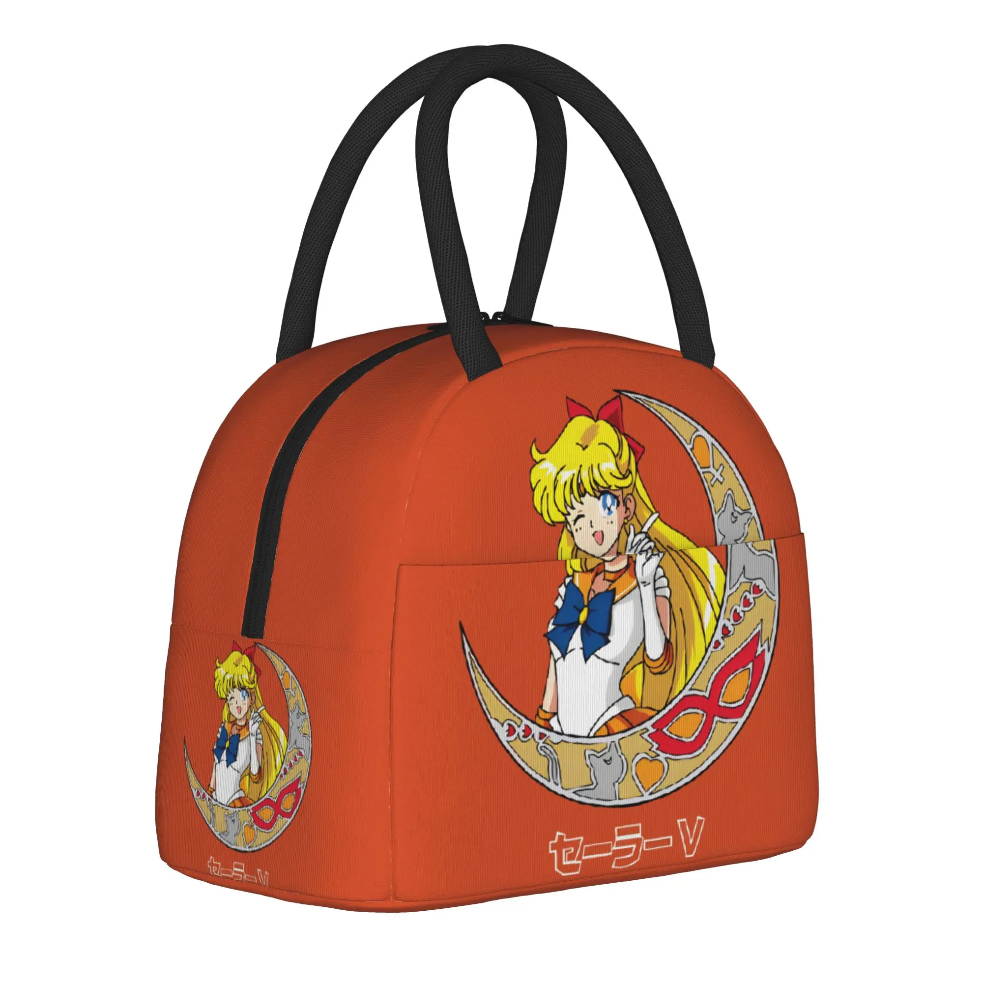 

Sailors Moons venus Luna girls anime Merch Insulated Lunch Bag For Outdoor Food Storage Bag Reusable Cooler Thermal Lunch Box