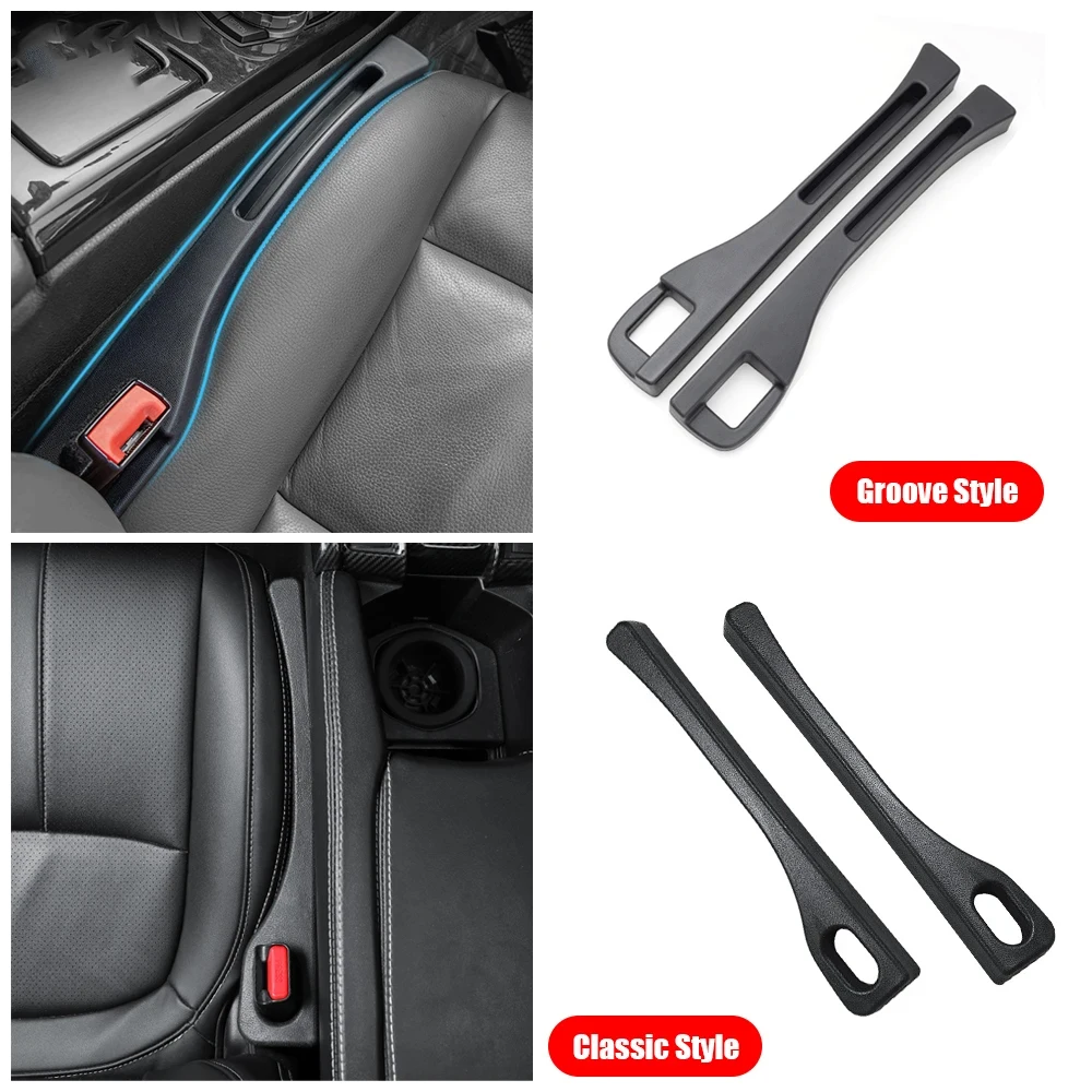 Assento de carro Gap Filler, Side Seam Plug Strip, à prova de vazamento Faixa de enchimento, Auto Interior, Decoração Universal Suprimentos, 2pcs