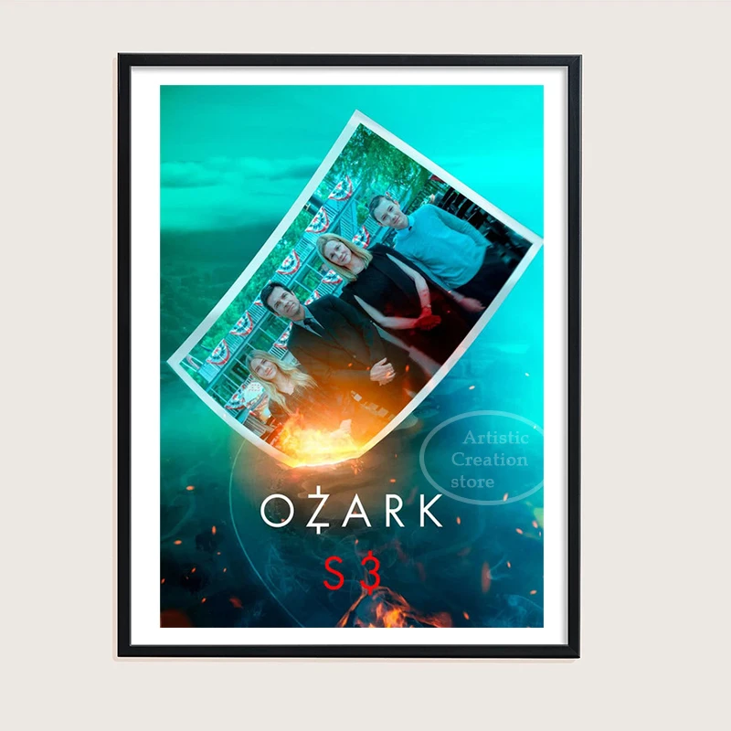 Ozark-Drama Thriller TV Shows Print Art Canvas Poster for Living Room Decor, Home Wall Picture