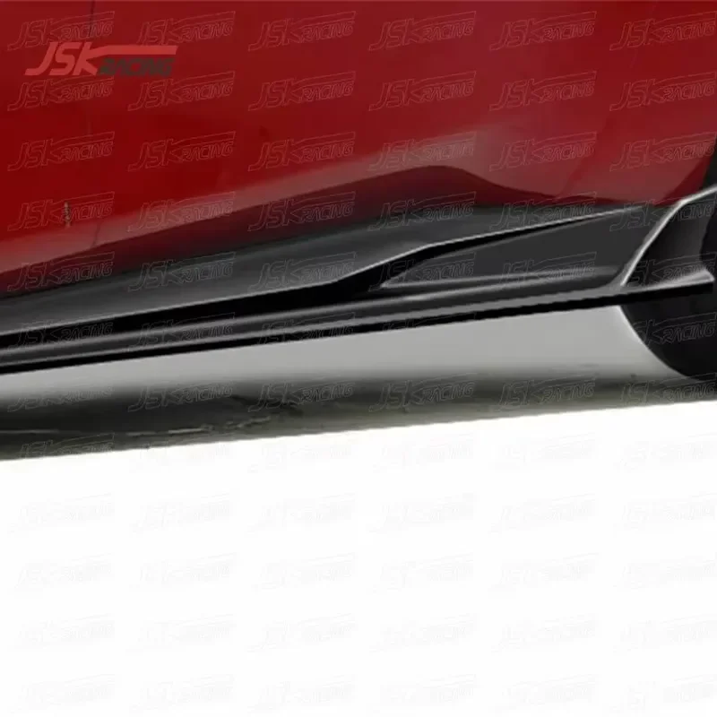 Dry Carbon Fiber Side Skirts Side for 2020-2022 Fer-ra-ri Roma Skirt Fin Upgrade to PT Style