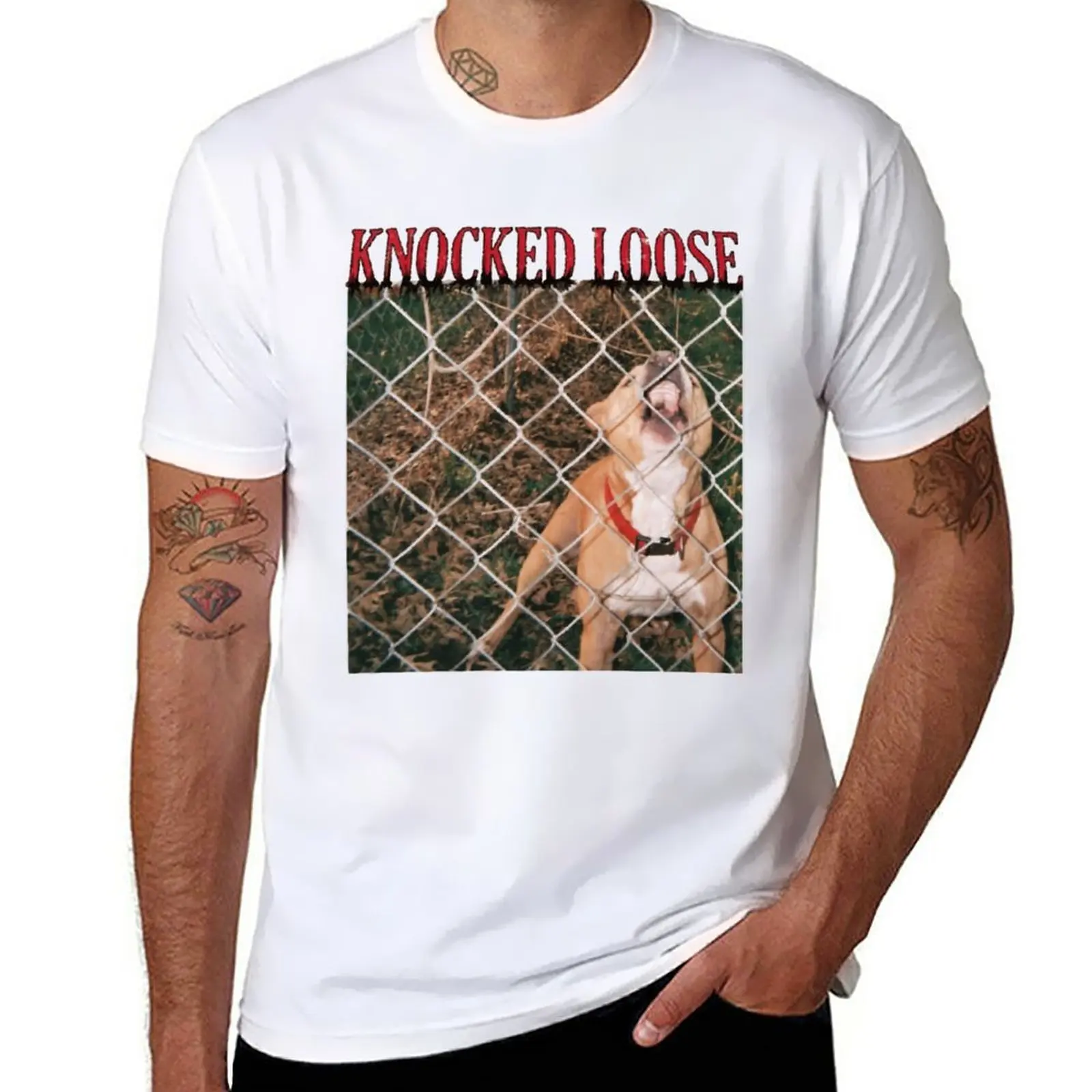 New Knocked loose band albums Gift For Fans, For Men and Women T-Shirt Aesthetic clothing T-shirts for men cotton