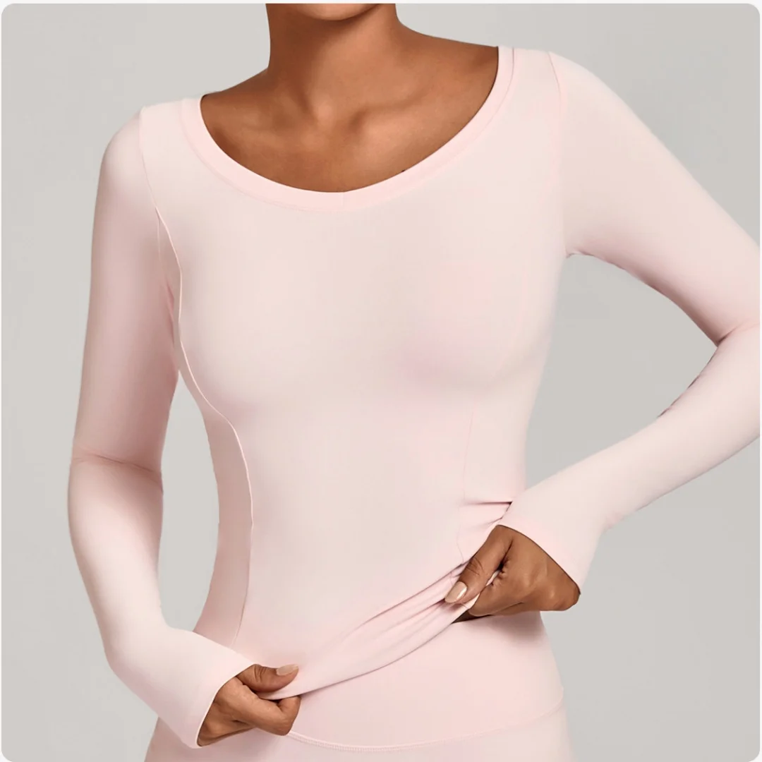 

Women's Sports Long Sleeve Yoga T-Shirt Outdoor Casual Running Sports Fitness T-Shirt Workout Clothes Gym Yoga Sports T-Shirt