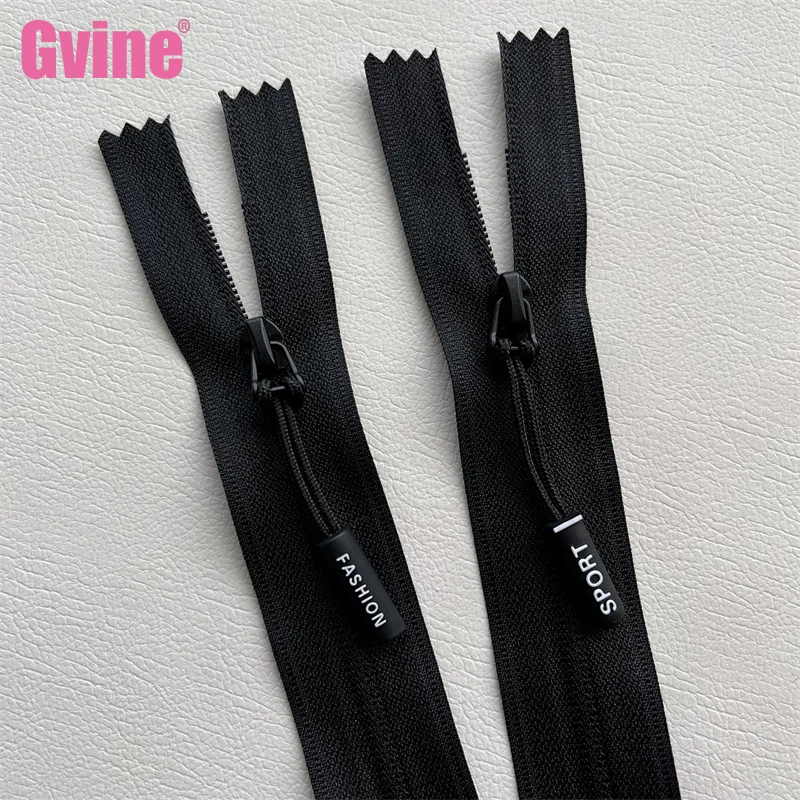 

20PCS/Lot 20cm 3# Coil Nylon Zipper Close End Cutting Reversible Zippers Custom Length Hidden Zip for Sew Bag Pocket Garment