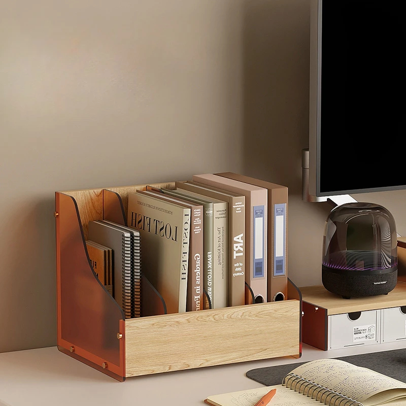 

Office desktop multi-layer storage box simple shelf data sorting