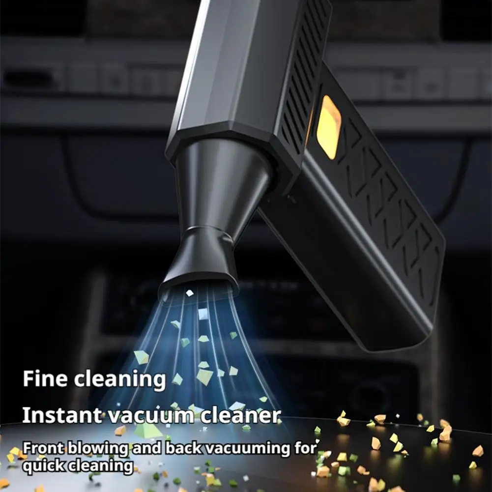 مروحة عنيفة 400000 دورة في الدقيقة منفاخ هواء قوي مروحة توربو مع شاشة LED وإضاءة منظف الغبار 6 سرعات منفاخ توربو جيت بدون فرش #4