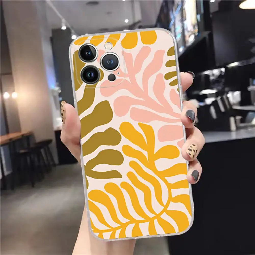 Abstract Flower Market Phone Case For iPhone 15 14 11 12 13 Mini Pro XS Max Cover 6 7 8 Plus X XR SE 2020 Funda Shell