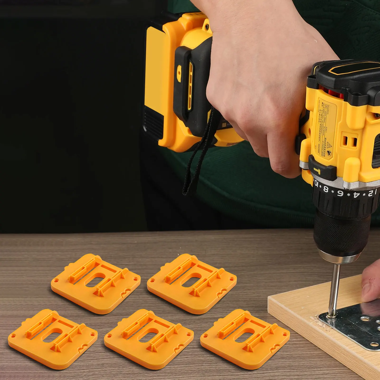 

5 комплектов аккумуляторных батарей для строительных аккумуляторов DEWALT 20 В 60 В и простая установка для эффективного управления аккумулятором