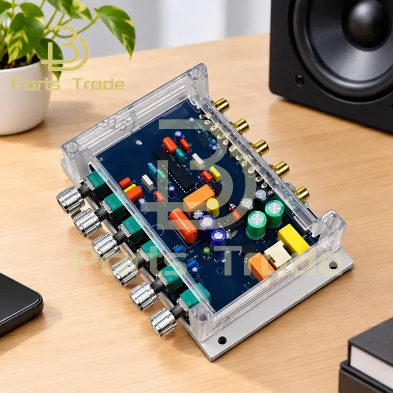 5-Band Tone Control Preamp Board BA3822 Equalizer Tuning Module HiFi Preamplifier Ultra DSP Audio Circuit
