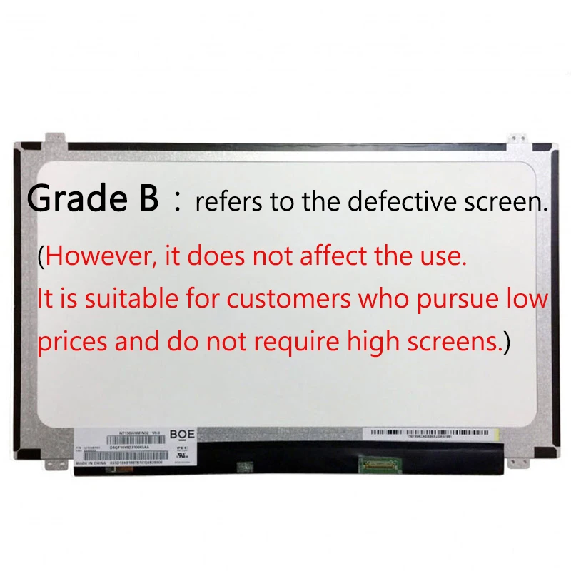 15 6 Slim 30 Pin Screen NT156WHM-N42 NT156WHM-N32 N12 B156XTN07.1 B156XTN07.0 B156XTN04.5 B156XTN04.6 N156BGE-EA2 EB1 E42