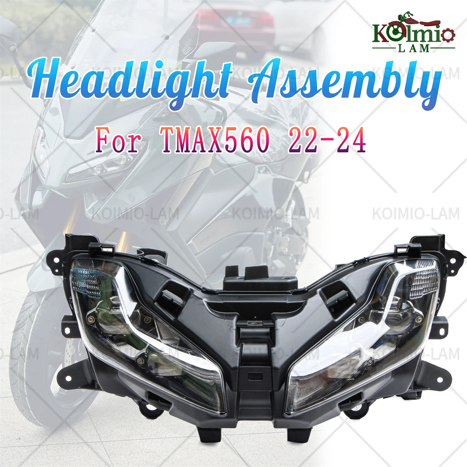 

Fit For 2022 - 2024 Yamaha TMAX560 TMAX Motorcycle Headlight Headlamp Head Lamp Light Assembly Tech Max XP 560