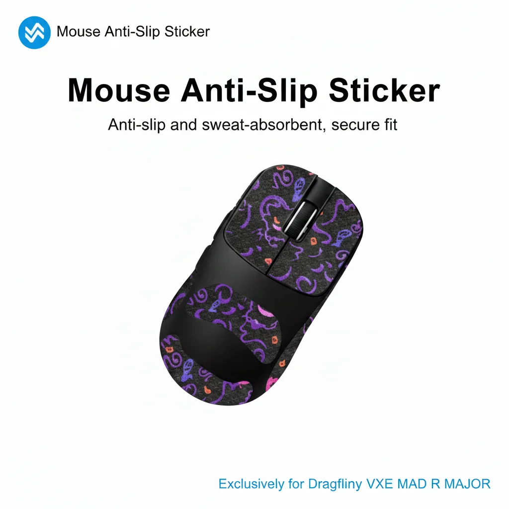 Neues Gaming-Maus-Griffband, handgefertigter Aufkleber, rutschfester, schweißabsorbierender, vorgeschnittener Aufkleber für kabelloses Mauszubehör – Detail 5