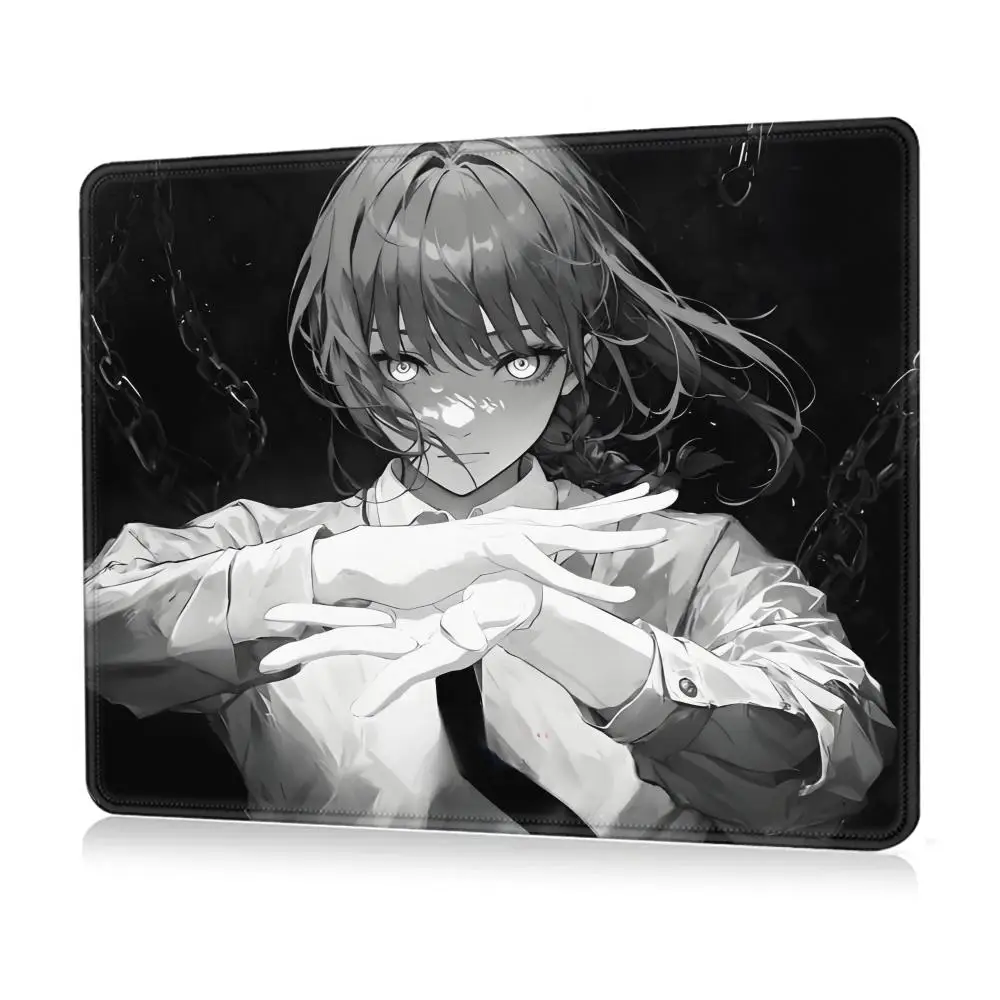 Makima mousepad pequeno escritório computador mesa tapete teclado motosserra homem mouse almofada portátil antiderrapante deskpad decoração de casa