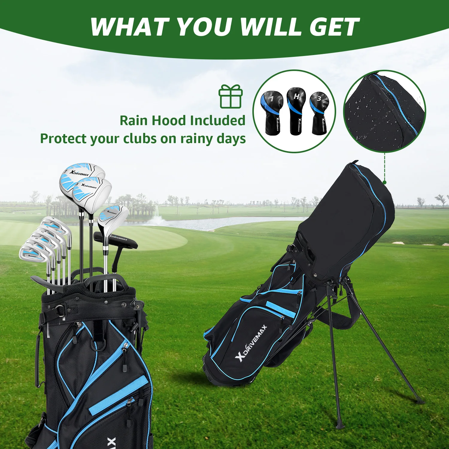 XDriveMax 10-Piece Men’s Golf Set 5