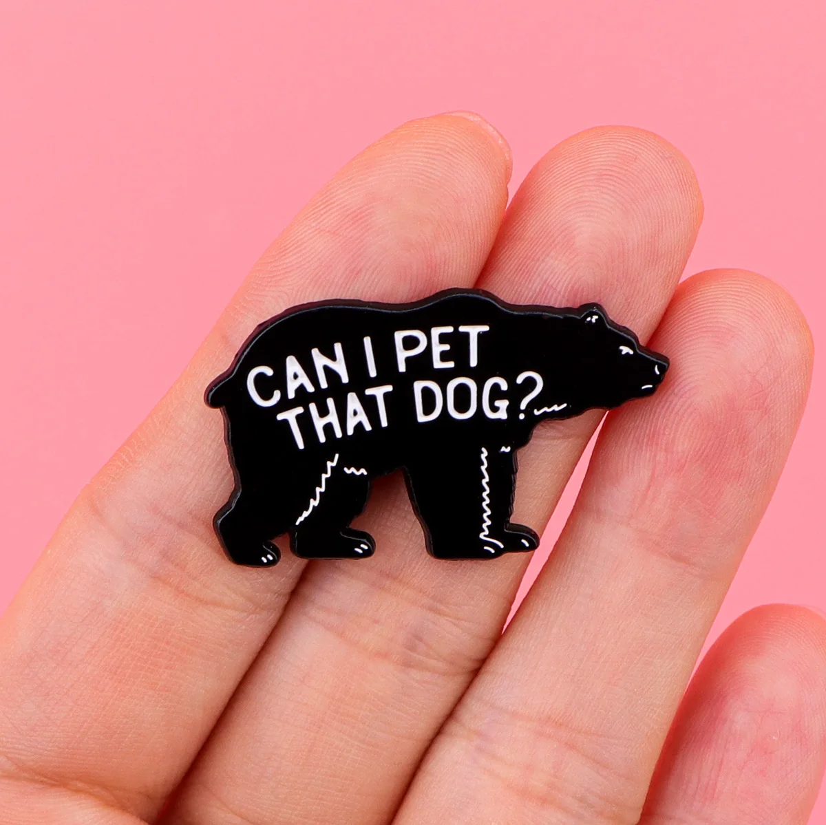 Cute Black Cat Enamel Pin Funny Bear Brooches for Women Men Lapel Pins Cartoon Badges Clothes Accessories Animal Jewelry Gifts