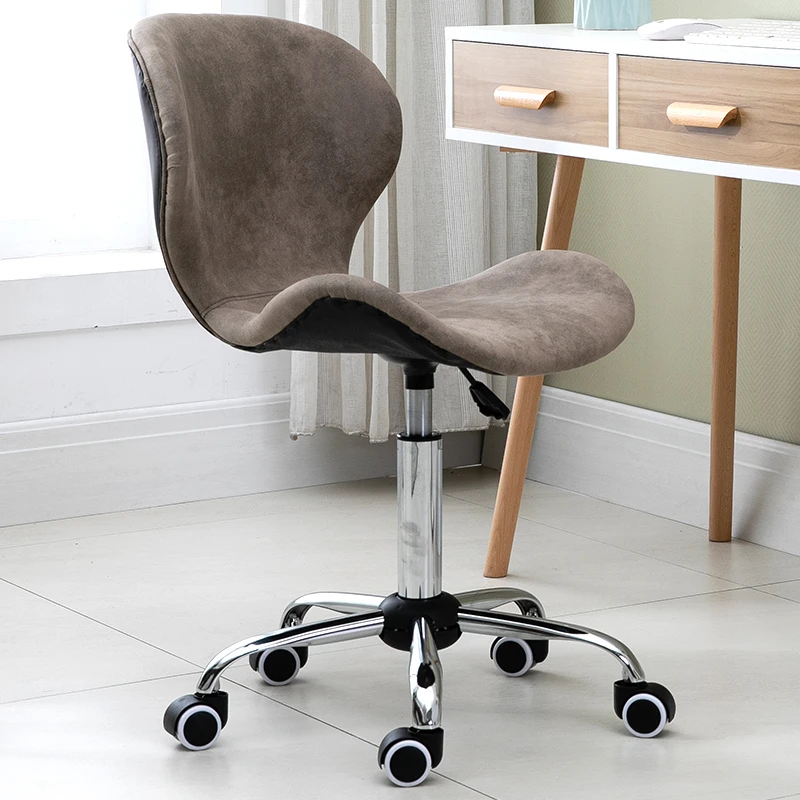 Ergonomic Compact Swivel Office Chair with Adjustable Study chair Small Space Computer Desk Seat