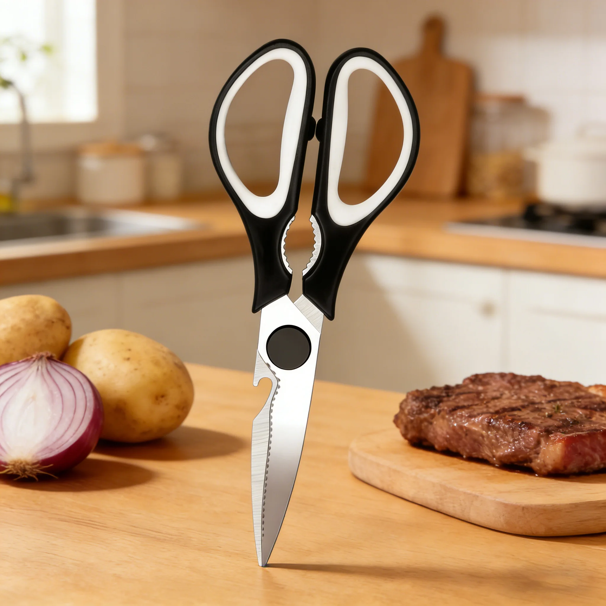 Household Multi-purpose Scissors Kitchen Chicken Bone Scissors Meat Fish Kitchen Accessories Kitchen Stuff Kitchen Gadgets