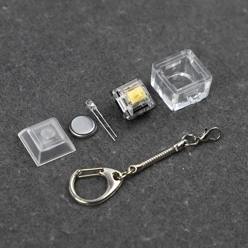 Gateron Mx Switch Tester Mechanical Switch Keychain Shaft Tester Translucent for Key Switch Tester for Mechanical Keyboa