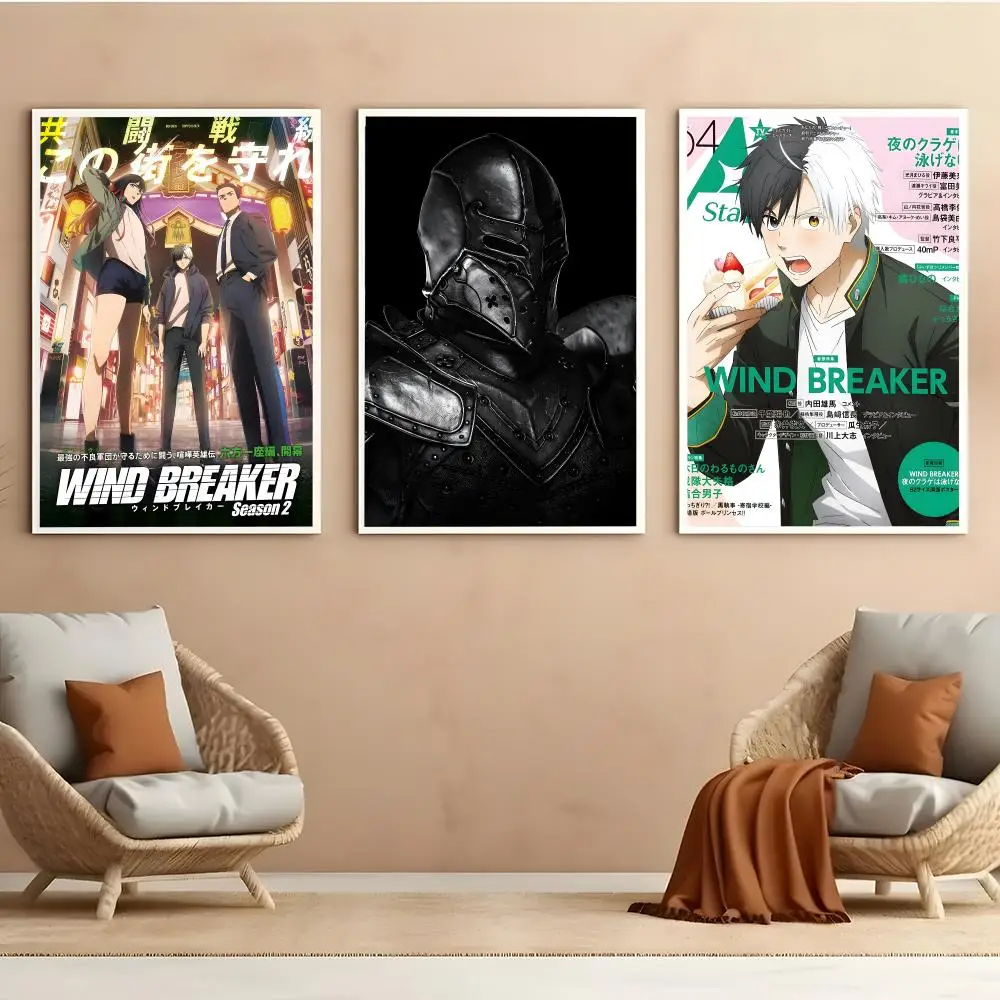 Haruka Sakura Poster Peel And Stick Matte Self Adhesive PVC Easy Apply Removable Waterproof Frameless Home Decor