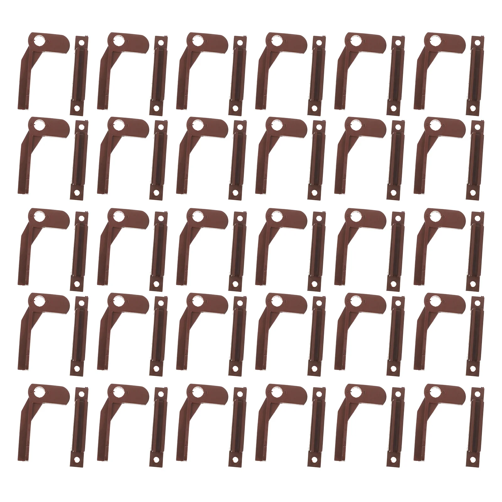 

30Pcs Ceiling Light Shade Clips Fixing Brackets for Flush Mount Panel Lamp Repair - Lighting Fixture Accessories Holder