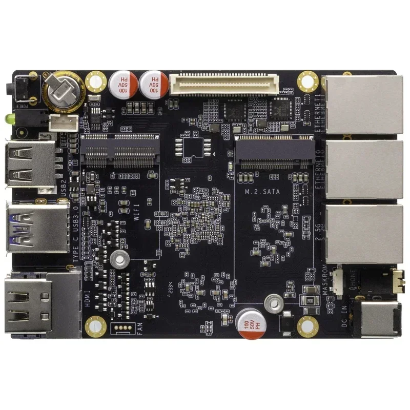 Firefly ROC-RK3588-RT MainBoard Octa-Core Rockchip RK3588 8K AI Mini SBC With Ethernet Ports 2.4GHz 6Tops 8K M.2 WIFI SATA