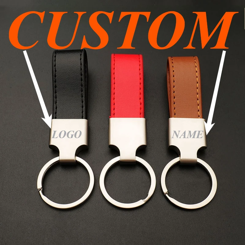 

1pc Custom Keychain Personalized Metal Minimalist Car Key Accessories Customized Key Ring Car Accessories Gift Wholesale