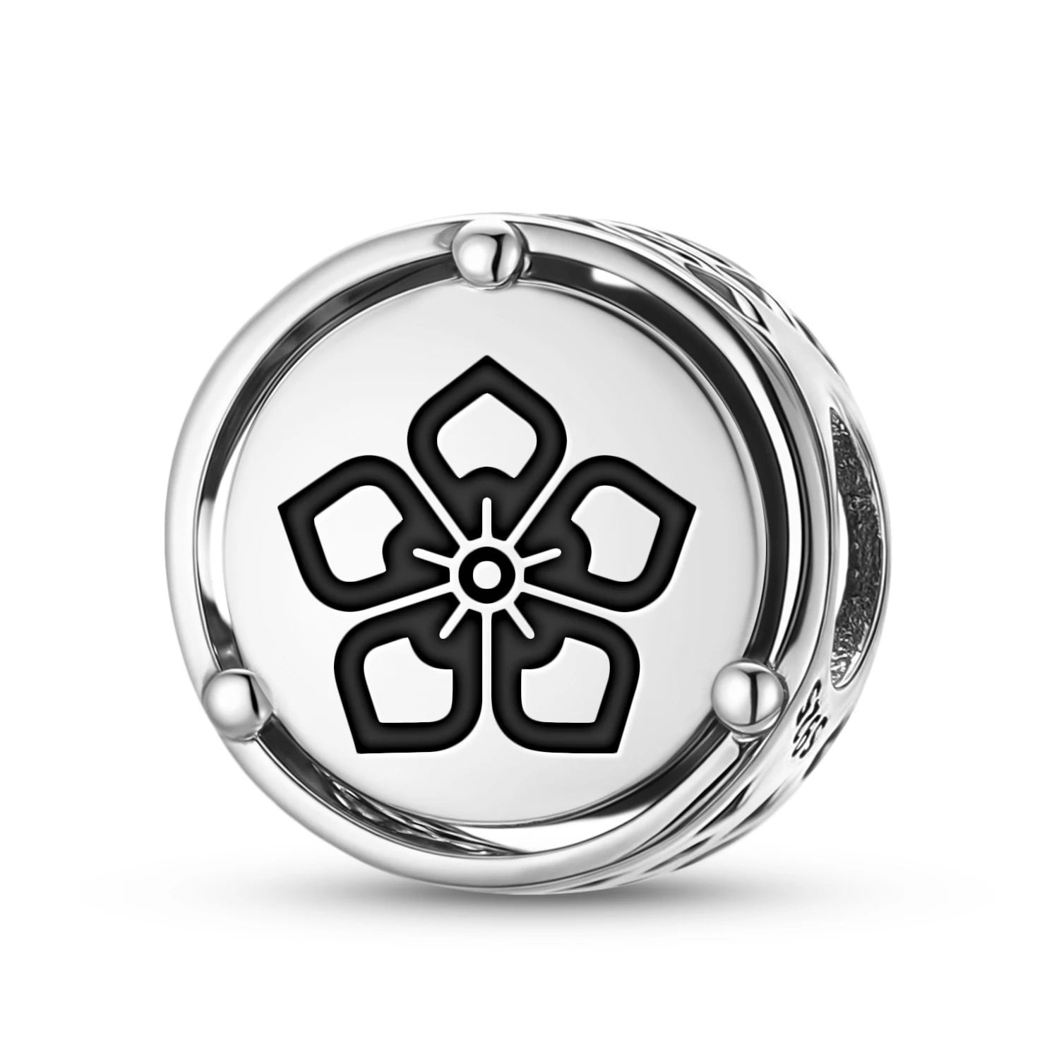 

Японский Akechi Mitsuhide, стерлинговое серебро 925, символ, подвеска, подходит для оригинального браслета, ювелирные изделия своими руками, аксессуары, семейная бусина