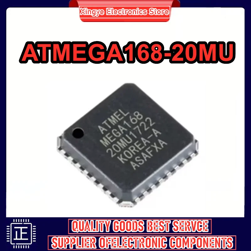 ATMEGA168-20MU ATMEGA168-20 ATMEGA168 ATMEGA IC MCU Chip VFQFN-32 auf Lager