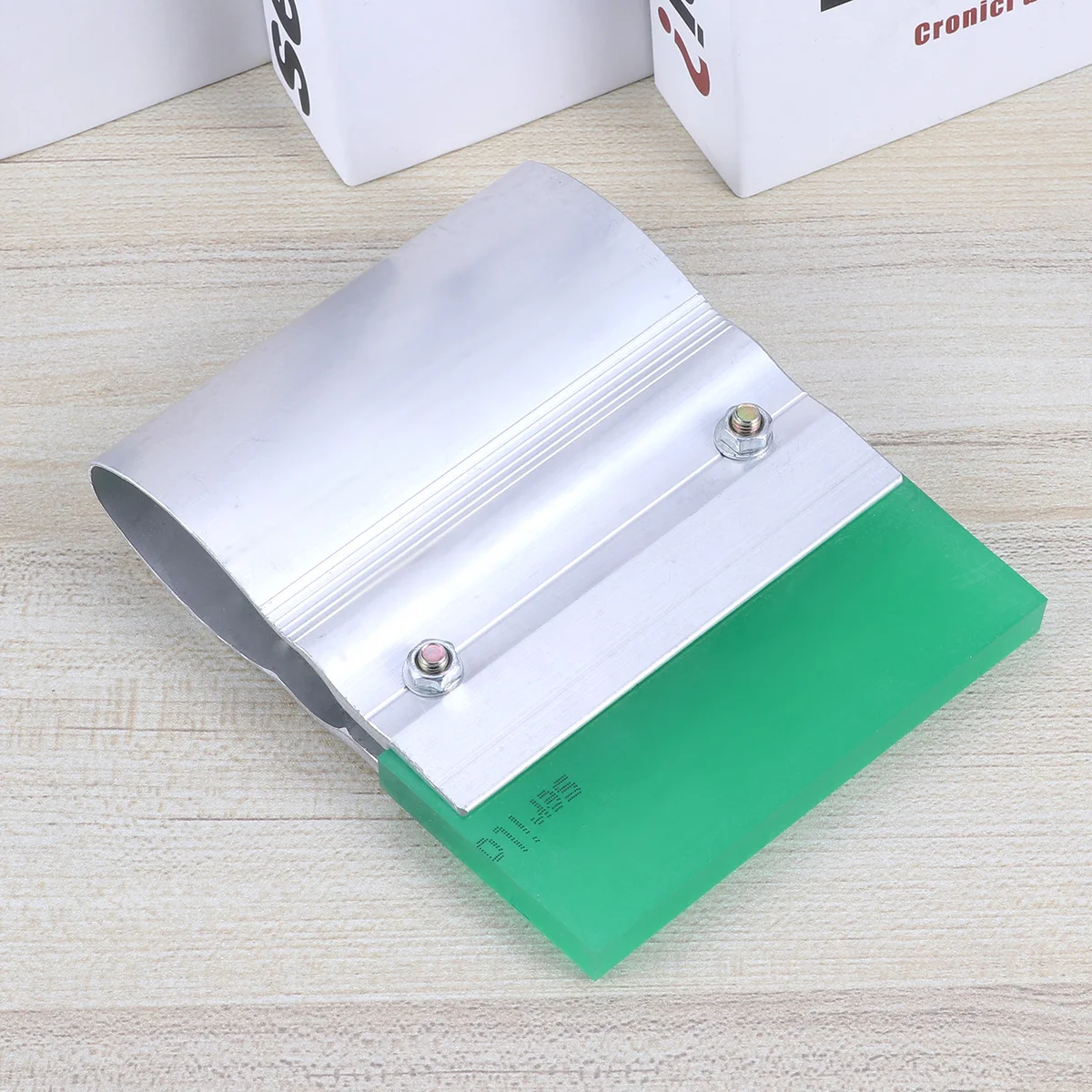 

Rubber Printing Tool Wear-proof Silk Screen Printing Squeegee with Aluminum Handle DIY Silkscreen Printing Ink Rubber Scraper Bo