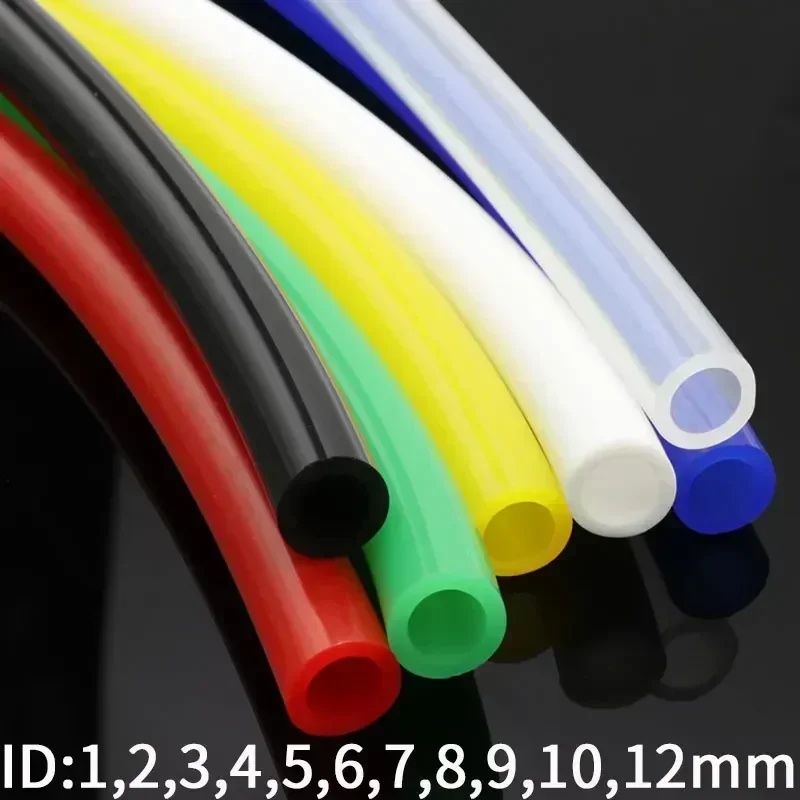 1 Meter ID 1 2 3 4 5 6 7 8 9 10 mm Silicone Tube Flexible Rubber Hose Food Grade Soft Drink Pipe PVC Hose Pipe Rubber Tube