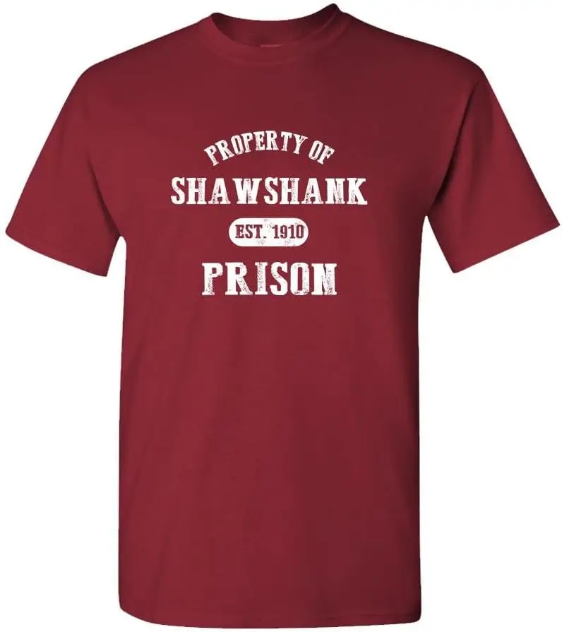 Shawshank Prison Property King Movie Retro - Mens Cotton T-Shirt