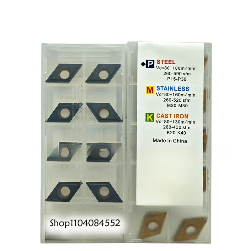

Original Genuine CNC Turning Inserts DCMT11T304 11T308 LF6018 LF6118 LF9018 LF9218 LF3018 DCMT11T308 DCMT 11T304 Carbide Inserts