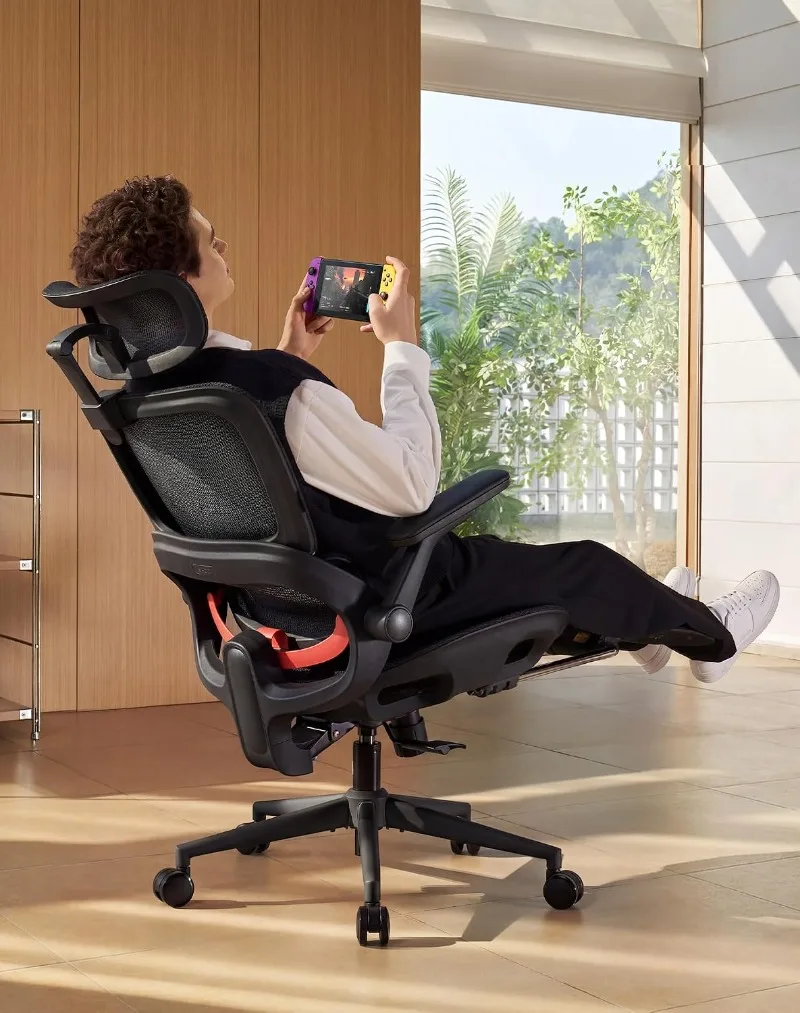 SIHOO B100 PRO Ergonomic Office Chair with Footrest, Mesh Office Chair with Adaptive Lumbar Support, Computer Chair with Wide