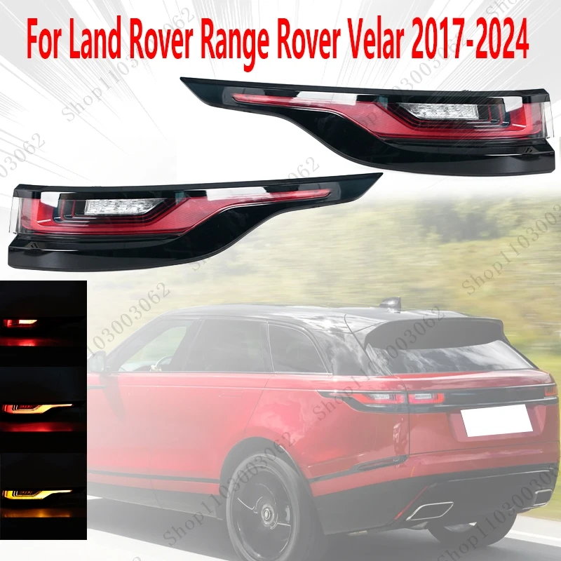 

Светодиодные задние фонари для Land Rover Range Rover Velar, задний бампер, дневные ходовые огни, указатель поворота в сборе, стоп-сигнал LR 111106 LR 111108