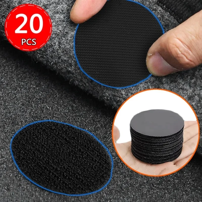 Self Adhesive Fastener Car Carpet Fixing Stickers Self adhesive Hook and Loop Fastener Tape Carpet Anti Slip Adhesive Tape