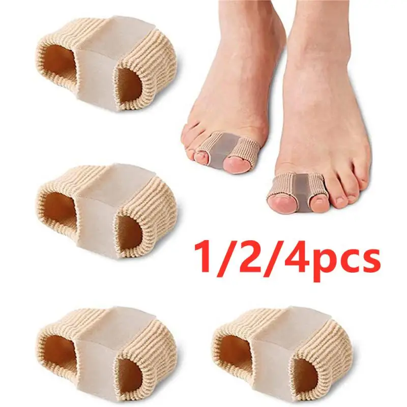 1/2/4 Stuks Siliconen Teen Spreider Separator Bunion Hallux Valgus Corrector Duim Vinger Correctie Stijltang Voetverzorging Tool