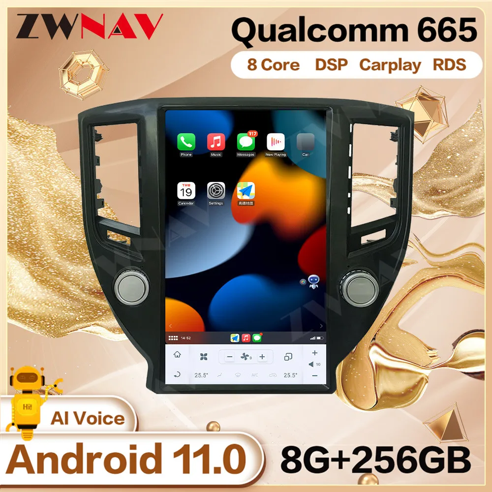 

Qualcomm Tesla Screen Android Automotive Multimedia Player For Toyota Crown 2014 GPS Audio Radio Head Unit Bluetooth carplay