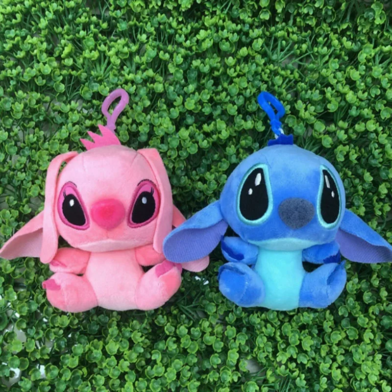 

2026@10 шт./лот Милые мультяшные плюшевые игрушки-подвески Лило и Стич, 4 плюшевые брелоки-подвески 10 см в стиле каваи, лучшие детские игрушки для подарков на Рождество
