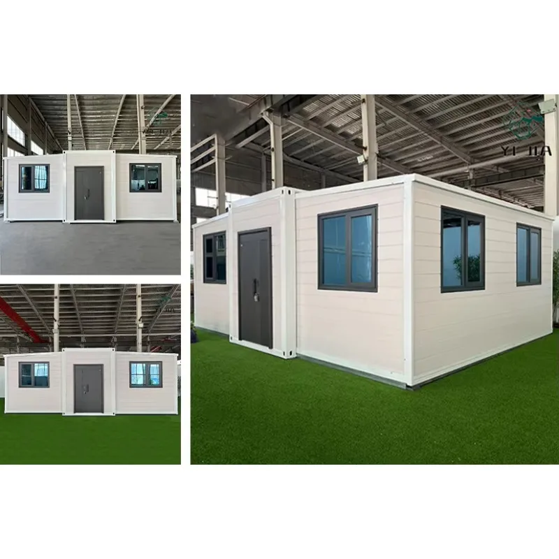 منزل حاوية 3 غرف نوم مكتب حاوية 20 قدم منزل متنقل قابل للطي حاوية شحن 20 بوصة مسبقة الصنع