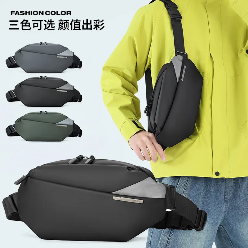 2025ss Waterproof Men's Chest Bag Casual Fashion Crossbody Bag Motorcycle Backpack Riding Waist Pack Sports Shoulder Bag