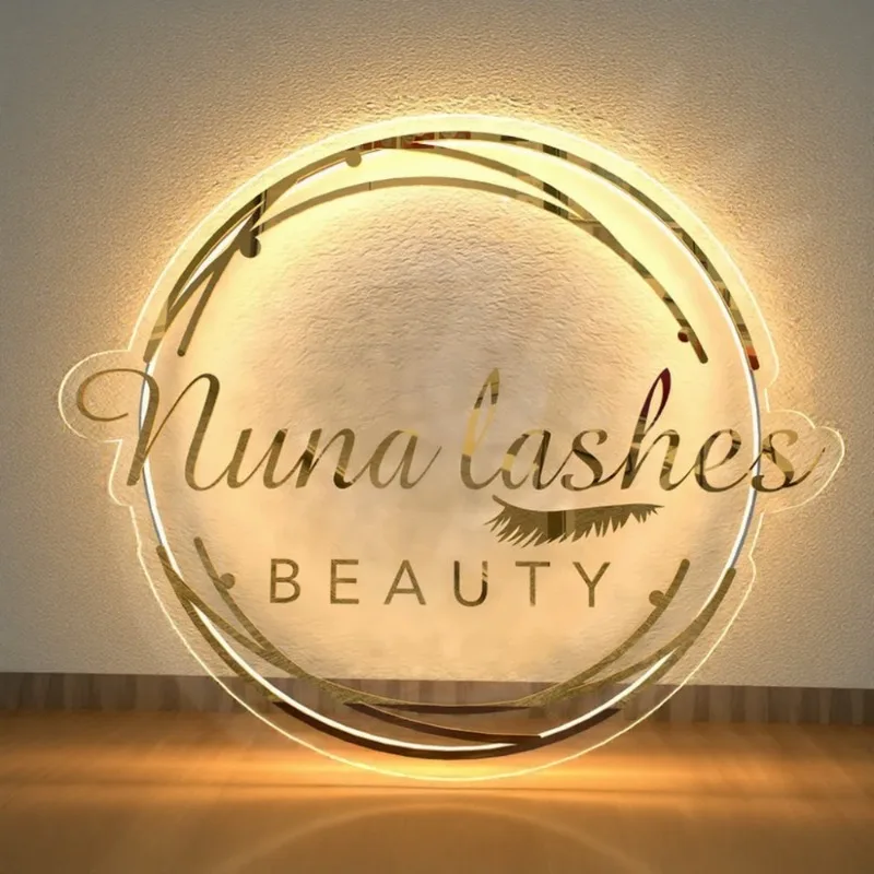 맞춤형 3D 아크릴 백라이트 비즈니스 간판 LED 글자 비즈니스 매장 간판 LED 조명 텍스트 로고 디스플레이