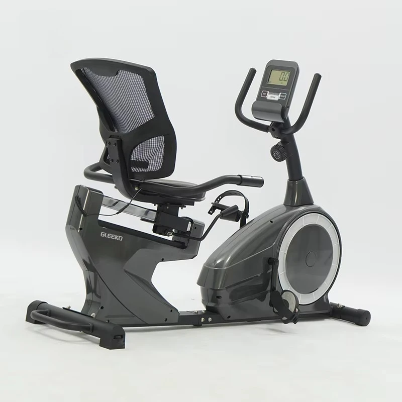 High Quality Factory Direct Spinning Bike Exercise Cardio Cycle Equipment Magnetic Steel Frame LCD Display Lazy Bike Gym 8-Level