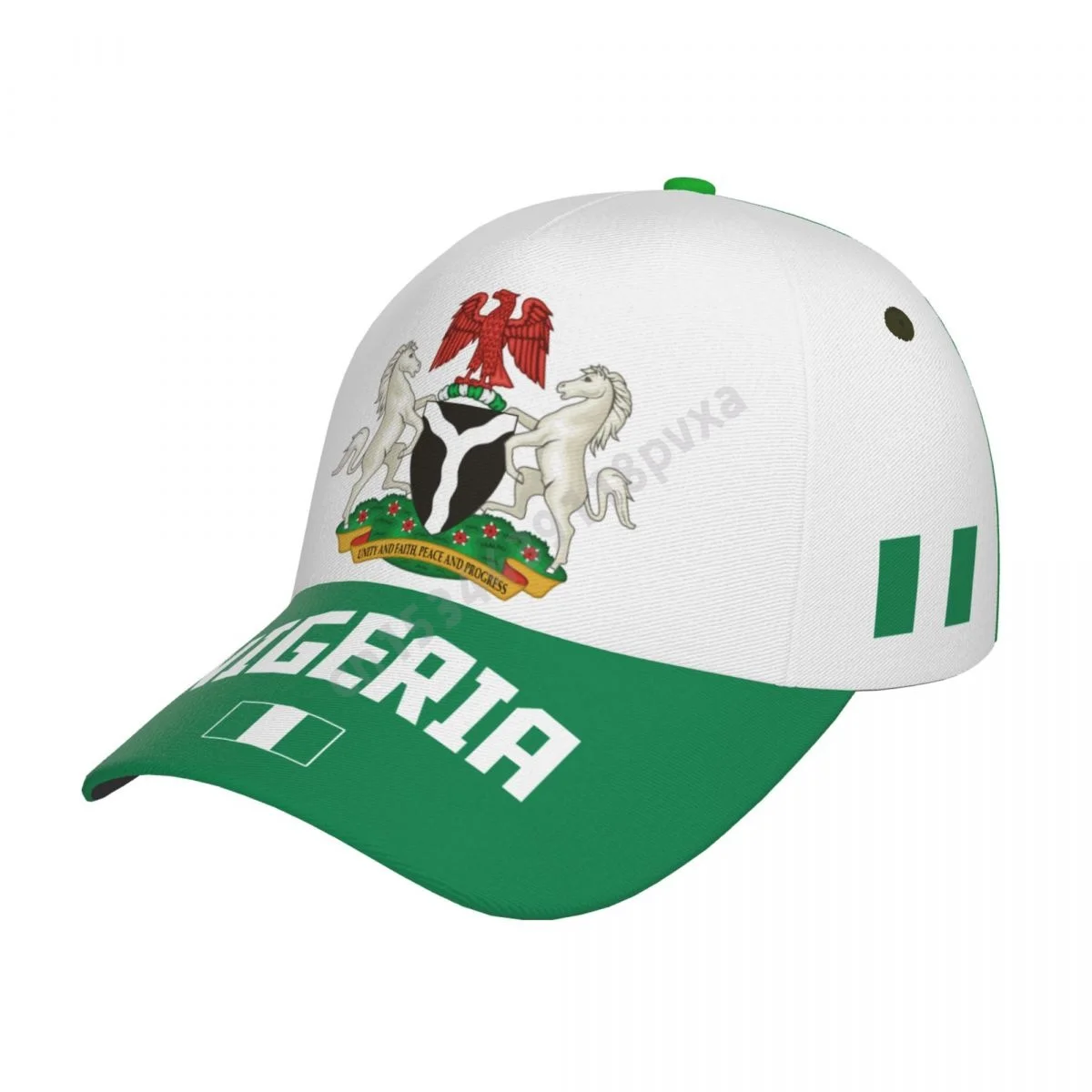 Unisex Nigeria Flag Nigerian Adult Baseball Cap Patriotic Hat for Baseball Soccer Fans Men Women