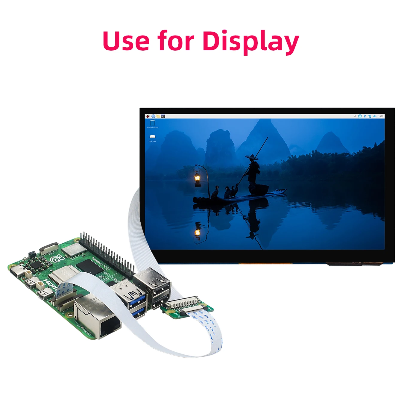 Konwerter Raspberry Pi 5 22-pin na 15-pin CSI DSI do RPI 5 Podłączenie do Kamery Wyświetlacza + 15-pin 22-pin FFC 15CM do RPI 5 Pi5
