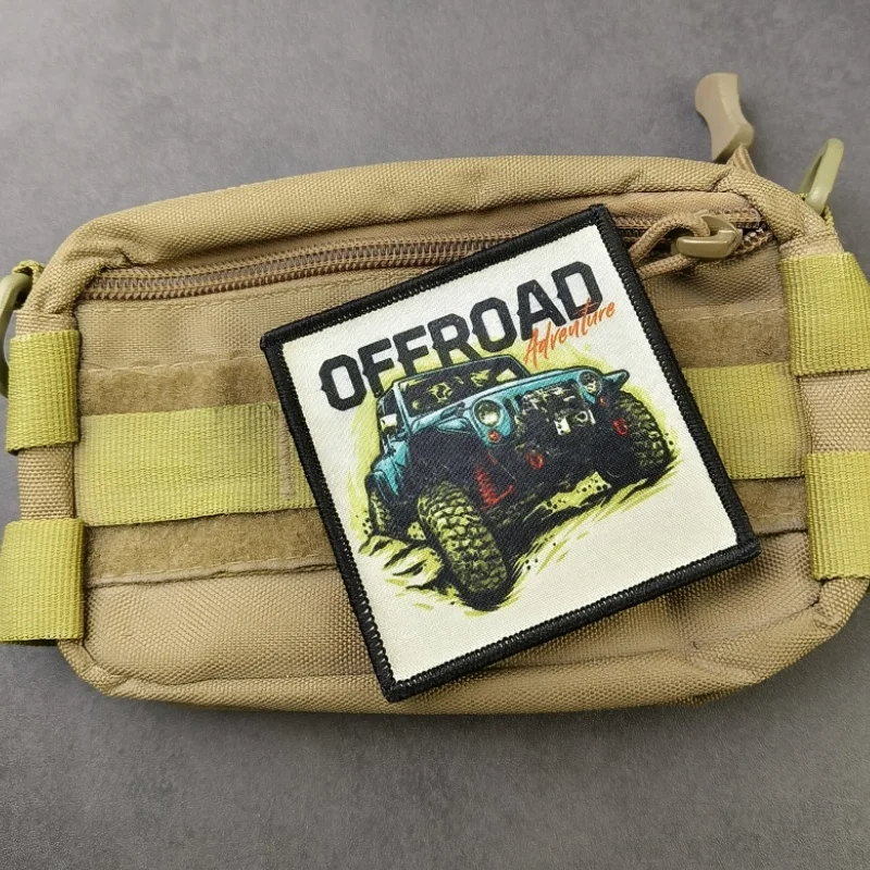 في الهواء الطلق على الطرق الوعرة المركبات طباعة التصحيح جيب التخييم في الهواء الطلق التكتيكية شارة DIY ديكور للملابس وحقائب الظهر