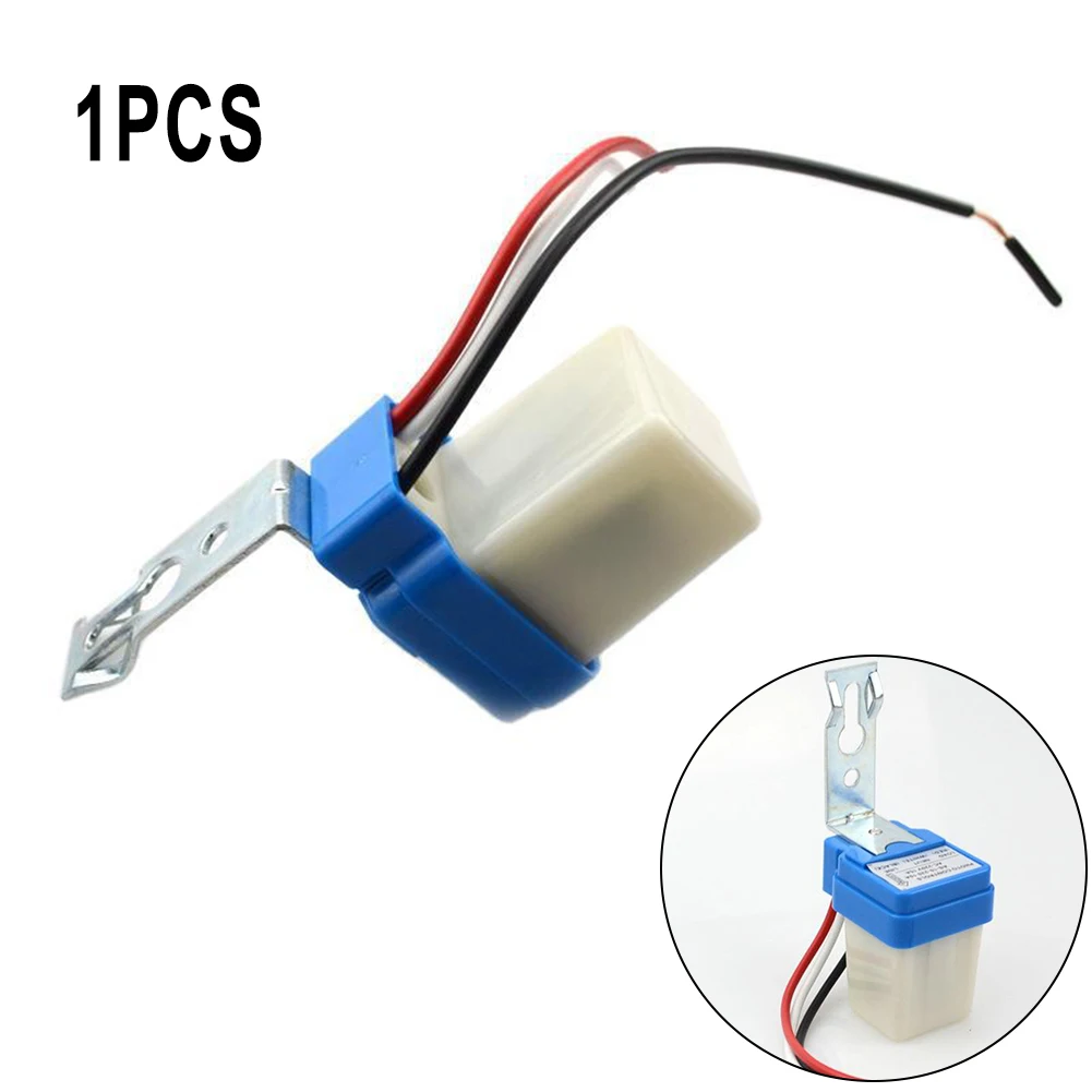 Automatic Photo Control Switch 10A 12-220V 1pcs 5*4.2*3.3cm AC/DC Controller Switch Street Light Factories Garden