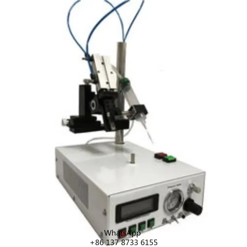 Dispensador de mesa de pegamento rotativo Circular automático de alta calidad con componentes de motor y núcleo de rodamiento
