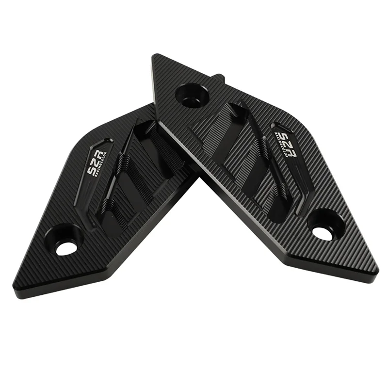 مزيل الحافة الرائدة لـ CFMOTO 800NK 2023-2025 دواسات الركاب الخلفية للدراجة النارية وسادة جانبية قفل غطاء الطبق #1