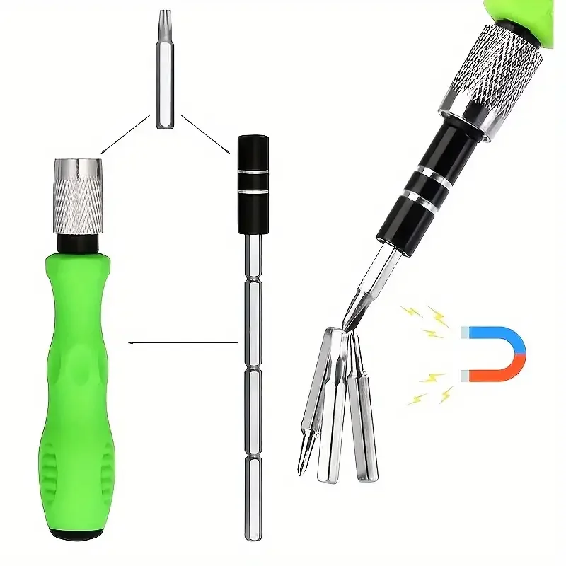 32 In 1 Screwdriver Set Magnetic Precision Screwdriver Bits Repair Torx Ratchet Screw Driver For Phone Laptop Non-slip Hand Tool